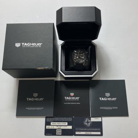  TAG HEUER タグホイヤー TAG HEUER　タグホイヤー　カレラ トゥールビヨン クロノグラフ　CAR5A8Y.FC6377 CAR5A8Y.FC6377 自動巻き メンズ 腕時計 箱・取説有