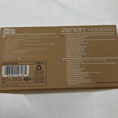  Abu Garcia アブガルシア  ゼノン スピニングリール ケース付 ZENON  4000SH 1548043