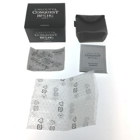  SHIMANO シマノ ベイトリール 17カルカッタコンクエスト BFS HG L 17 CALCUTTA CONQUEST 左巻き 外箱、ケース、ライン付