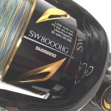  SHIMANO シマノ スピニングリール 19ステラSW 8000HG 03965 スプールキズ有り ケース、ライン付属
