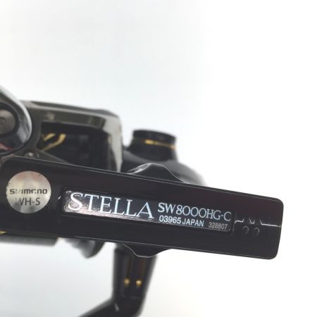  SHIMANO シマノ スピニングリール 19ステラSW 8000HG 03965 スプールキズ有り ケース、ライン付属