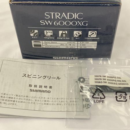  SHIMANO シマノ 1 スピニングリール 20ストラディック SW6000XG  04247