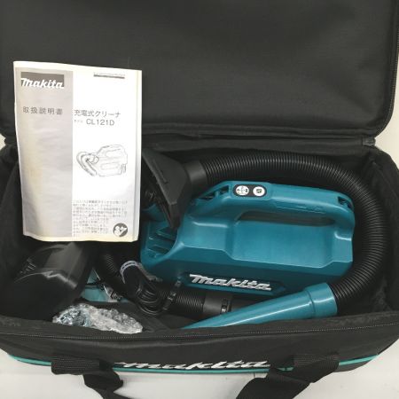  MAKITA マキタ 肩掛け型充電式クリーナー　ケース付 10.8v  アタッチメント付 CL121D