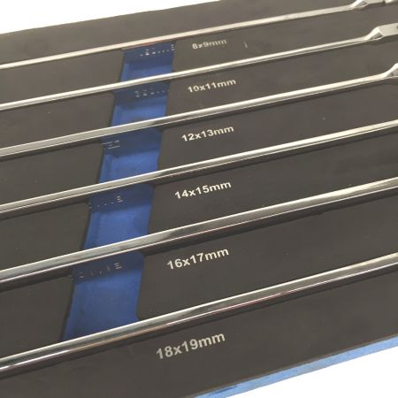  MAC TOOLS マック EXPERT エクストラロングメトリックメガネレンチセット  EM050 6pc 12PT