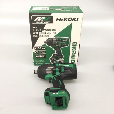  HiKOKI ハイコーキ 36V 充電式インパクトレンチ　本体のみ WR36DA(NN) グリーン