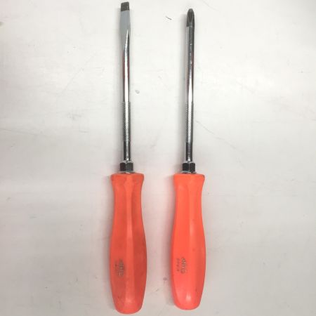  MAC TOOLS マック ペンタグリップスクリュードライバー プラスマイナス8本セット オレンジ