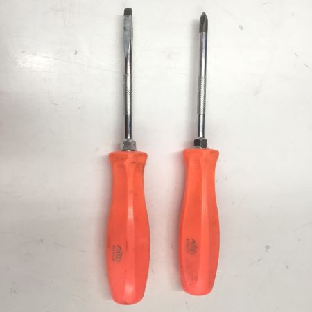  MAC TOOLS マック ペンタグリップスクリュードライバー プラスマイナス8本セット オレンジ