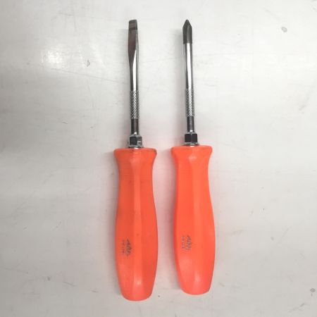  MAC TOOLS マック ペンタグリップスクリュードライバー プラスマイナス8本セット オレンジ