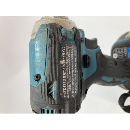 MAKITA マキタ インパクトドライバ TD171DRGX ブルー ライト不良　トリガー上ボタン不良