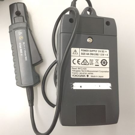  YOKOGAWA 横河 クランプオンプロセスメーター CL420 ケーブル 測定器