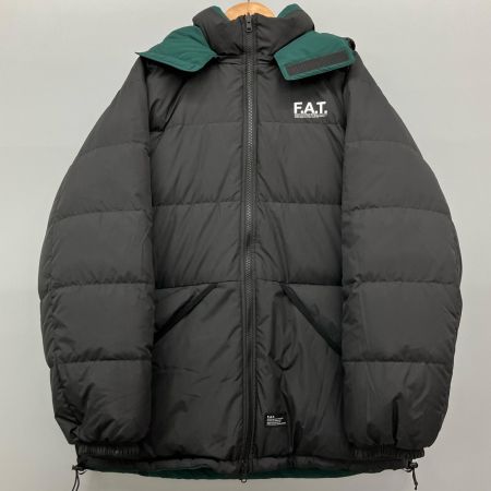  FAT エフエーティ SIERRADUBリバーシブルダウンジャケット  SKINNY ブラック×グリーン