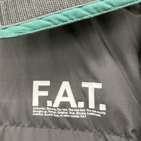  FAT エフエーティ SIERRADUBリバーシブルダウンジャケット  SKINNY ブラック×グリーン