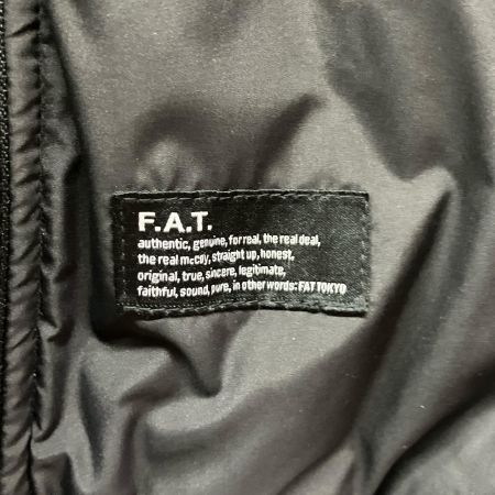  FAT エフエーティ SIERRADUBリバーシブルダウンジャケット  SKINNY ブラック×グリーン