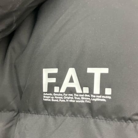  FAT エフエーティ SIERRADUBリバーシブルダウンジャケット  SKINNY ブラック×グリーン
