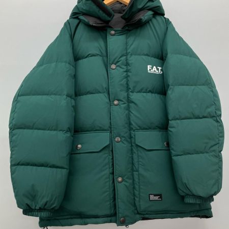  FAT エフエーティ SIERRADUBリバーシブルダウンジャケット  SKINNY ブラック×グリーン