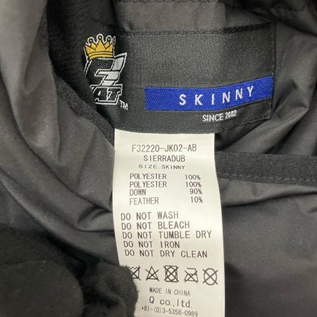  FAT エフエーティ SIERRADUBリバーシブルダウンジャケット  SKINNY ブラック×グリーン