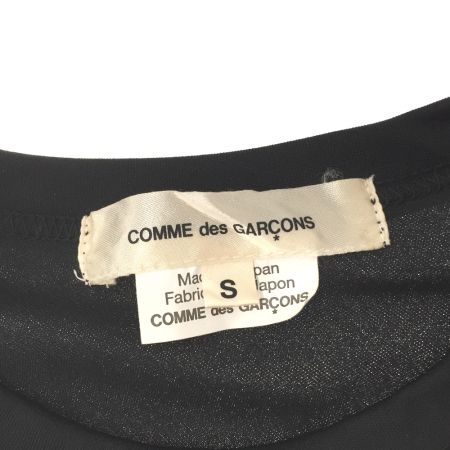  COMME des GARCONS コムデギャルソン アシンメトリー 立体フリルカットソー GN-T002 ブラック