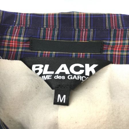   ブラックコムデギャルソン 丸襟テーラードジャケット チェック AD2018 M 1C-J020