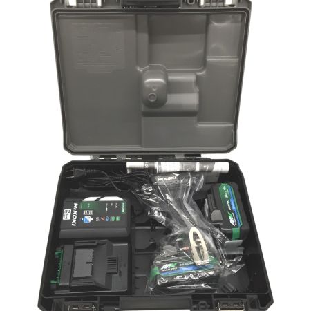  HiKOKI ハイコーキ インパクトドライバ 36ｖ 充電器・充電池2個・ケース付 WH36DD 2XHBSZ ブラック