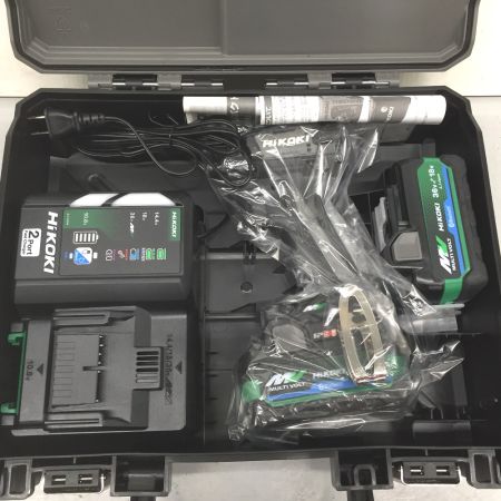  HiKOKI ハイコーキ インパクトドライバ 36ｖ 充電器・充電池2個・ケース付 WH36DD 2XHBSZ ブラック