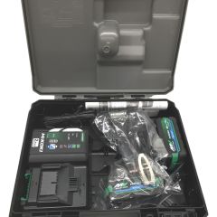  HiKOKI ハイコーキ インパクトドライバ 36ｖ充電器・充電池2個・ケース付 WH36DD グリーン Sランク