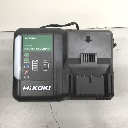  HiKOKI ハイコーキ ディスクグラインダー 充電器・充電池2個・ケース付 コードレス式 125mm 36v 2023年製  G3613DC グリーン