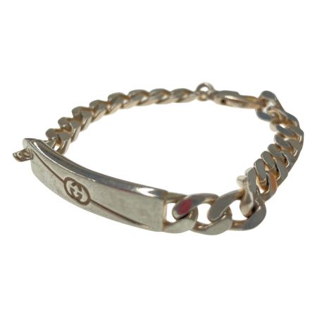  GUCCI グッチ ダイアゴナル インターロッキングG ブレスレット 774054 J8400