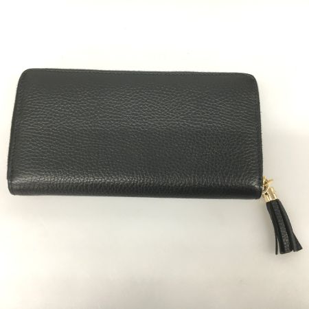  GUCCI グッチ レザーラウンドファスナー長財布 ソーホー SOHO アウトレット 598187 ブラック