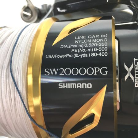  SHIMANO シマノ スピニングリール 20ステラSW 04081 外箱、ライン付