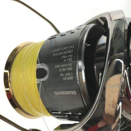  SHIMANO シマノ スピニングリール 18ステラ 4000XG 03809 箱、ライン付