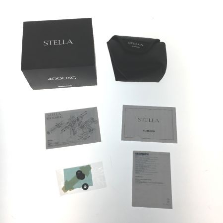  SHIMANO シマノ スピニングリール 18ステラ 4000XG 03809 箱、ライン付