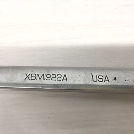 Snap-on スナップオン メガネレンチ 19mm-22mm XBM1922A
