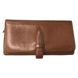 △△ Somes Saddle ソメスサドル レザー長財布 アベリネーゼ ブラウン Cランク