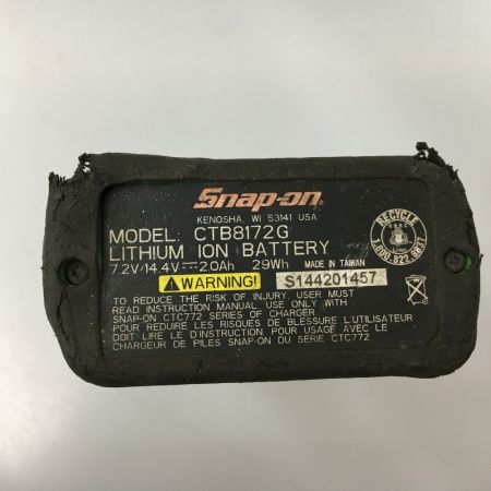  Snap-on スナップオン 電動ラチェット  充電池1個付 コードレス式 3/8 14.4v CTR761-117