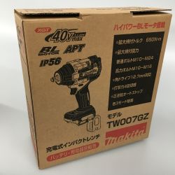△△ MAKITA マキタ 40Vmax 充電式インパクトレンチ 本体のみ TW007GZ ブルー Sランク