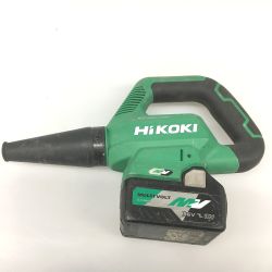 △△ HiKOKI ハイコーキ コードレスブロワ 充電池1個付 コードレス式 RB36DB グリーン Bランク
