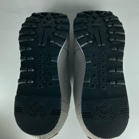  via SANGACIO にゅーず ローカットスエードスニーカー 26cm ライトグレー