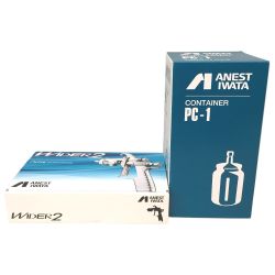 △△ ANEST IWATA アネスト岩田 小型スプレーガン カップ セット WIDER2-25W1S Sランク