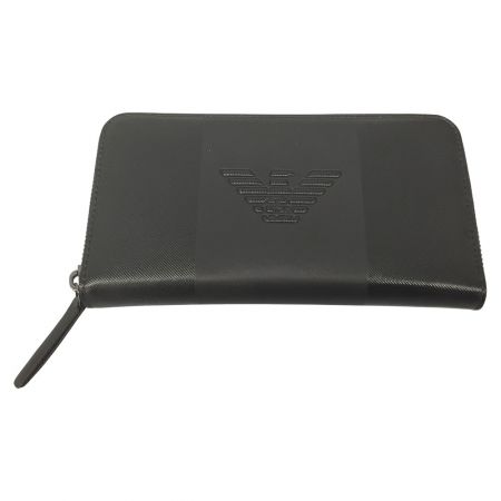  EMPORIO ARMANI エンポリオアルマーニ ラウンドファスナー財布  YEME49　YFE6J ブラック