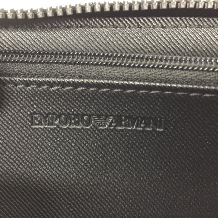  EMPORIO ARMANI エンポリオアルマーニ ラウンドファスナー財布  YEME49　YFE6J ブラック