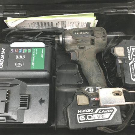  HiKOKI ハイコーキ インパクトドライバ 18ｖ 充電器・充電池2個・ケース付 WH18DDL2