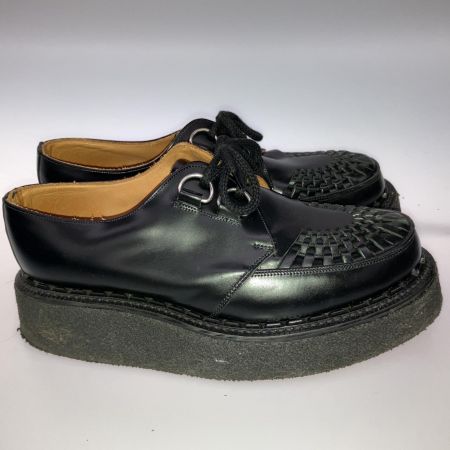  GEORGE COX ジョージコックス ラバーソール シューズ 　UK8 3588VI ブラック