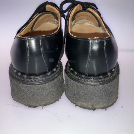  GEORGE COX ジョージコックス ラバーソール シューズ 　UK8 3588VI ブラック