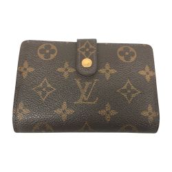 △△ LOUIS VUITTON ルイヴィトン モノグラム ポルトモネ・ビエ ヴィエノワ 財布 M61663 ブラウン Cランク