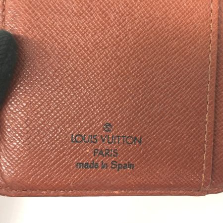 LOUIS VUITTON ルイヴィトン モノグラム ポルトモネ・ビエ ヴィエノワ 財布 M61663 ブラウン