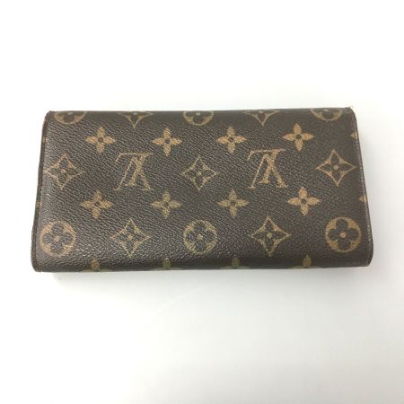  LOUIS VUITTON ルイヴィトン モノグラム ポシェットポルトモネクレディ 財布 ボタン破損 M61726 ブラウン