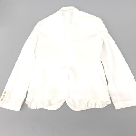 BLACK COMME des GARCONS 内側フリル ジャケット 1S-J040 AD2016 ホワイト
