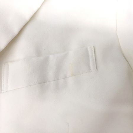  BLACK COMME des GARCONS 内側フリル ジャケット 1S-J040 AD2016 ホワイト