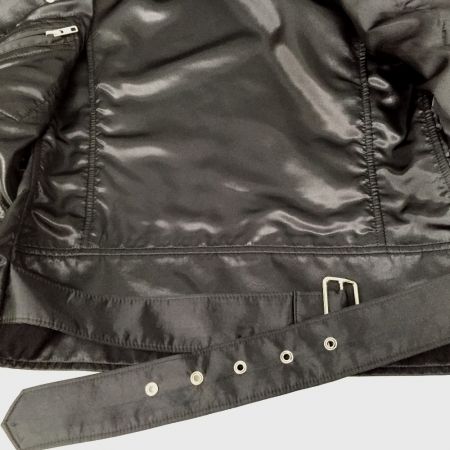  BLACK COMME des GARCONS チェッカーボードダブルライダースジャケット AD2018 1B-J002