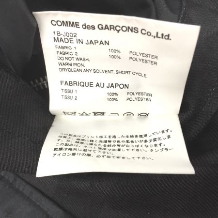  BLACK COMME des GARCONS チェッカーボードダブルライダースジャケット AD2018 1B-J002